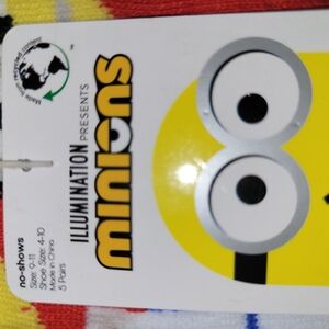 Minions Women's No-Show Socks - Multicolor